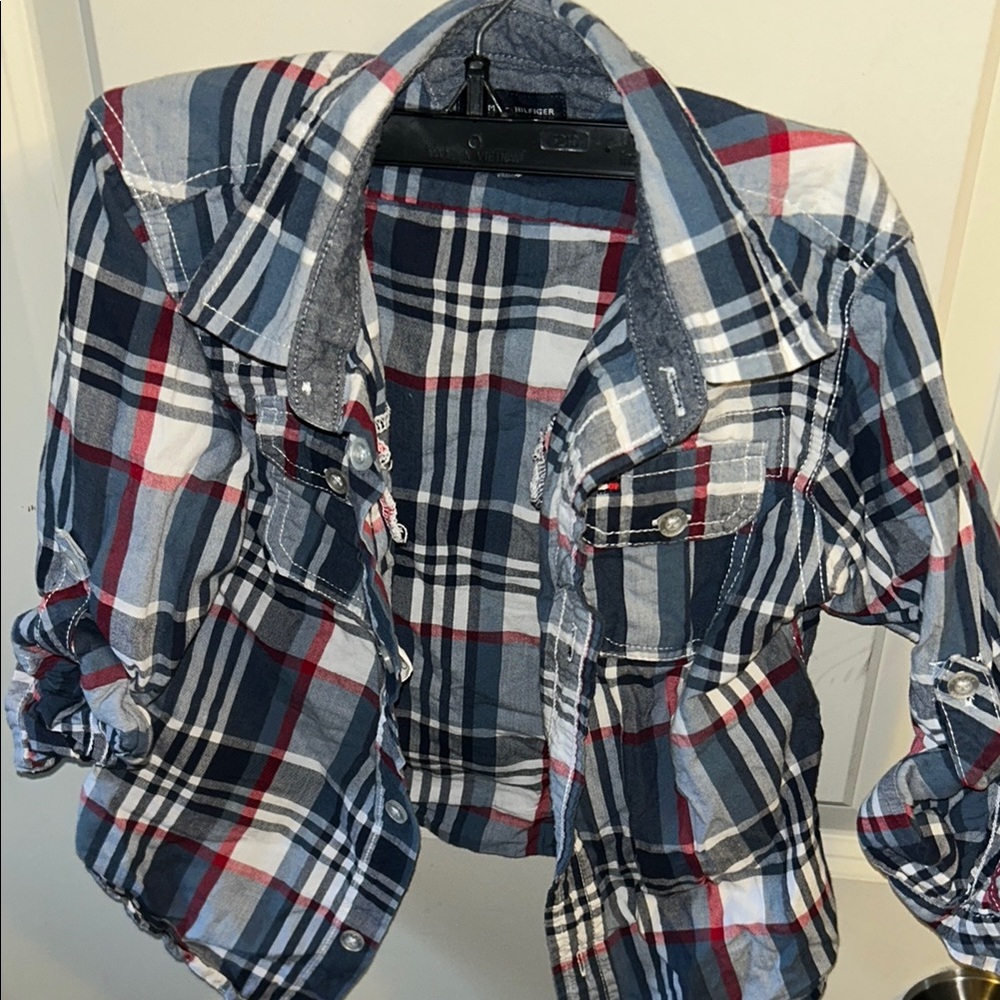 Tommy Hilfiger 4T Plaid Button-Up Shirt
